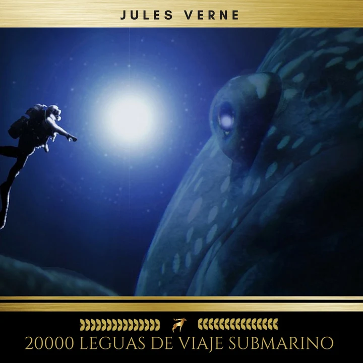 Portada de 20000 Leguas de Viaje Submarino, de Jules Verne