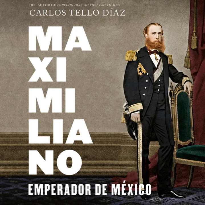 Portada de Maximiliano, emperador de México, de Carlos Tello Díaz
