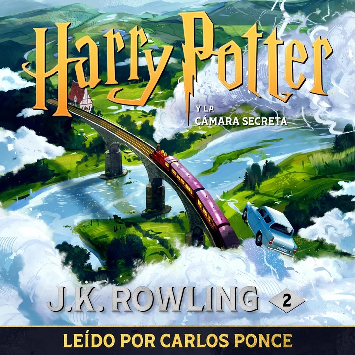 Portada de Harry Potter y la cámara secreta, de J.K. Rowling