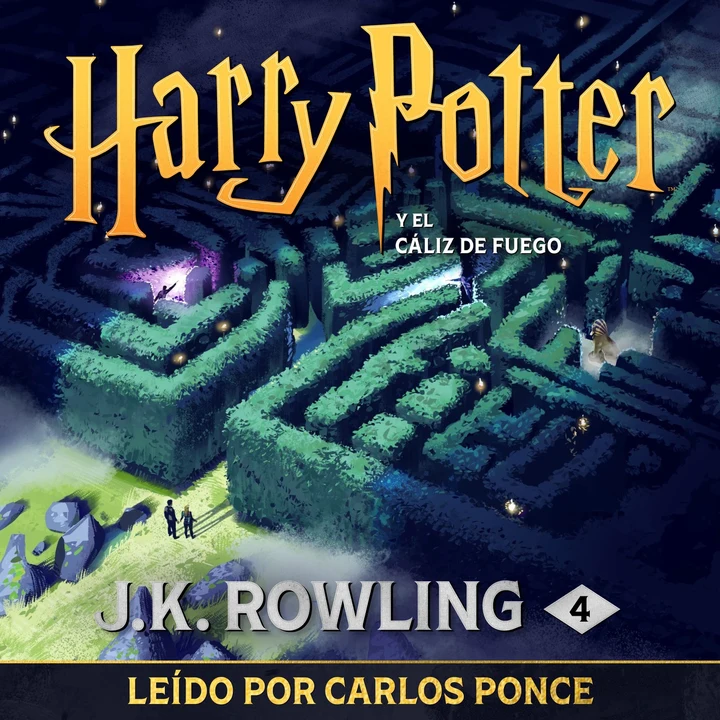 Portada de Harry Potter y el cáliz de fuego, de J.K. Rowling