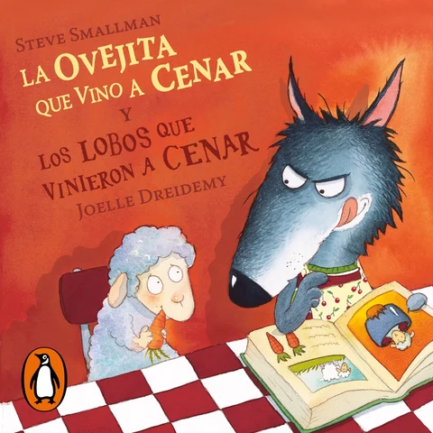 Portada de La ovejita que vino a cenar y Los lobos que vinieron a cenar (La ovejita que vino a cenar)