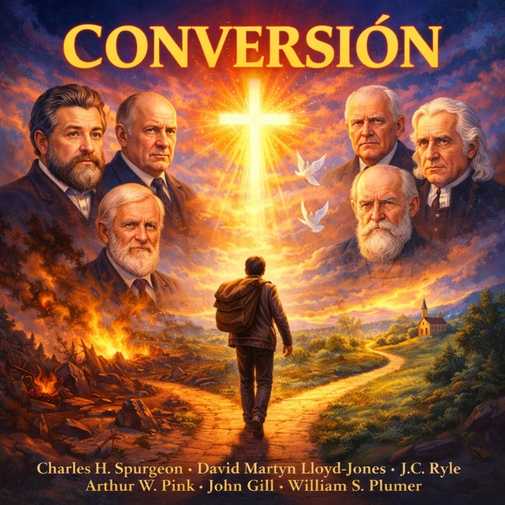 Portada de Conversión, de Arthur W. Pink, Charles H. Spurgeon, David Martyn Lloyd-Jones, J. C. Ryle, John Gill, William S. Plumer