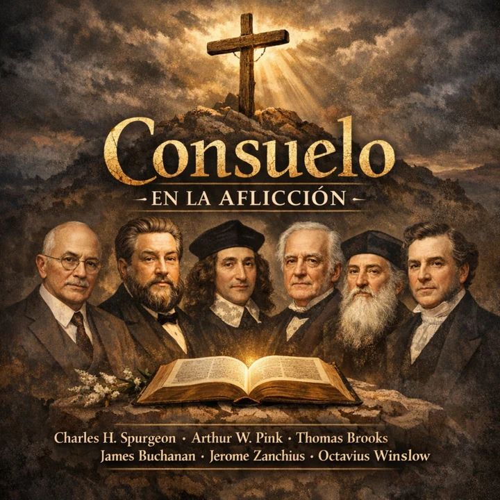 Portada de Consuelo en la Aflicción, de Arthur W. Pink, Charles H. Spurgeon, James Buchanan, Jerome Zanchius, Octavius Winslow, Thomas Brooks