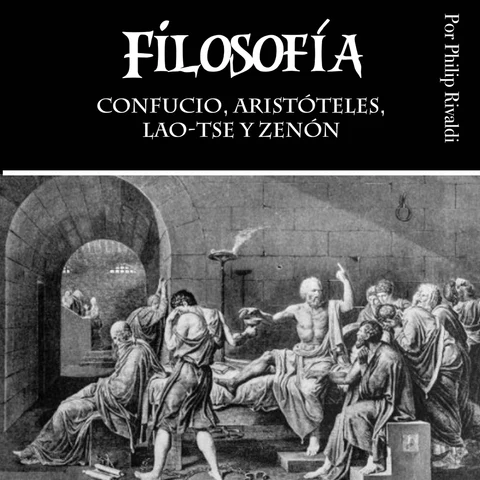 Portada de Filosofía: Confucio, Aristóteles, Lao-Tse y Zenón