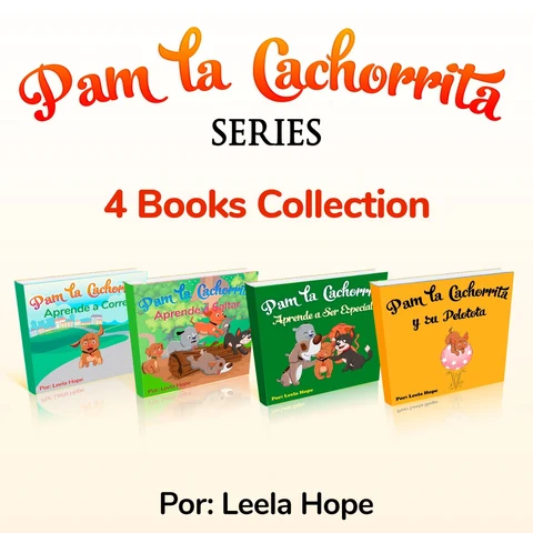 Portada de Pam La Cachorrita Serie de Cuatro Libros