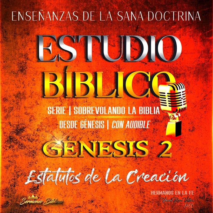 Portada de Estudio Bíblico: Génesis 2. Estatutos de la Creación: Sana Doctrina Cristiana: Serie Sobrevolando la Biblia, de Sermones Bíblicos