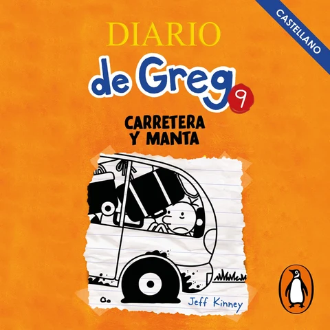 Portada de Diario de Greg 9 - Carretera y manta