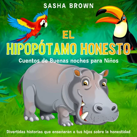 Portada de El Hipopótamo Honesto: Cuentos de buenas noches para niños: Divertidas historias que enseñarán a tus hijos sobre la honestidad