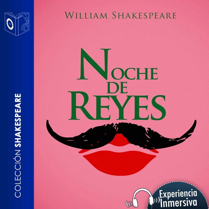 Portada de Noche de reyes o Como gustéis - Dramatizado, de William Shakespeare