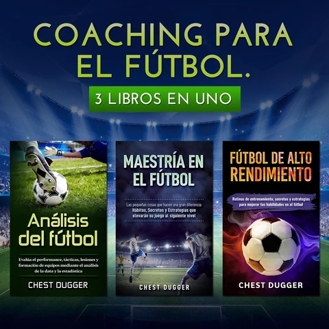Portada de Coaching para el fútbol: 3 libros en uno