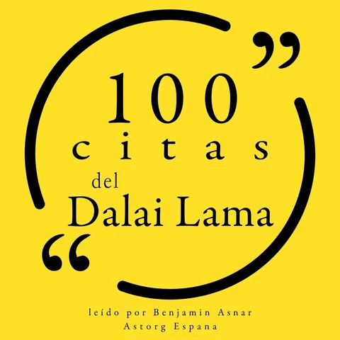 Portada de 100 citas del Dalai Lama