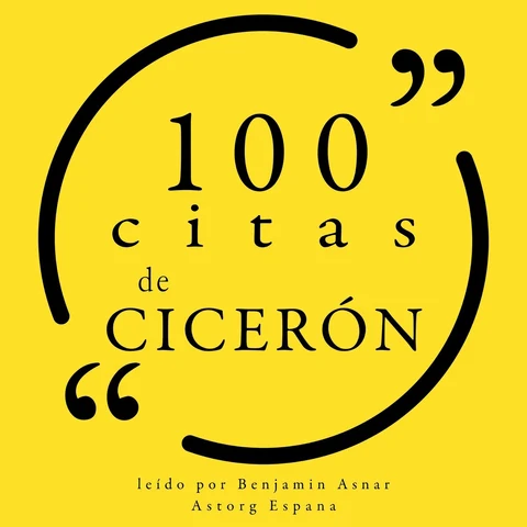 Portada de 100 citas de Cicerón