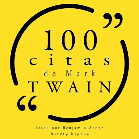 Portada de 100 citas de Mark Twain