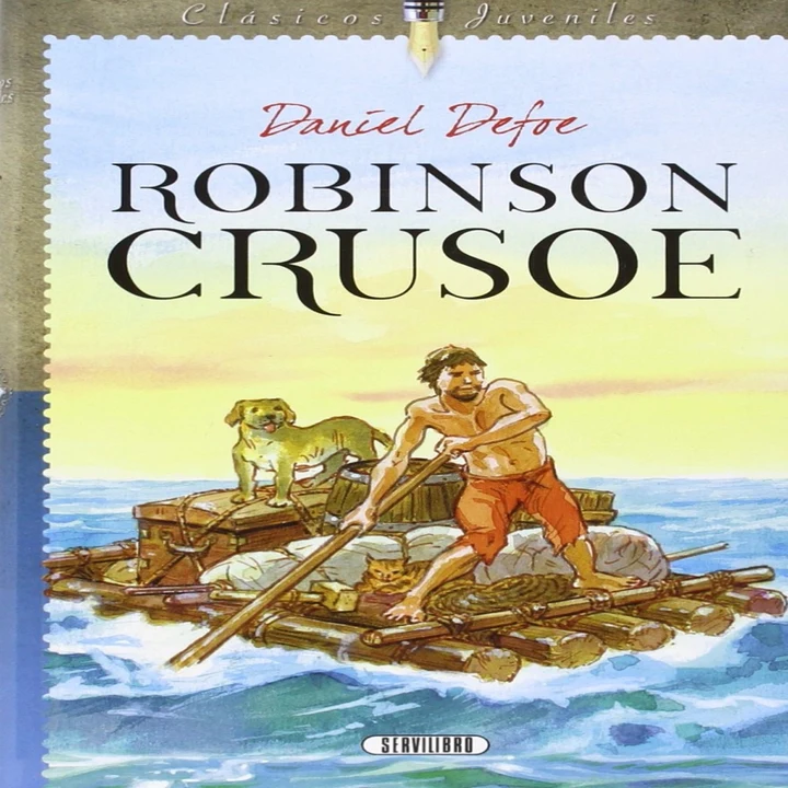 Portada de Robinson Crusoe, de Daniel Defoe