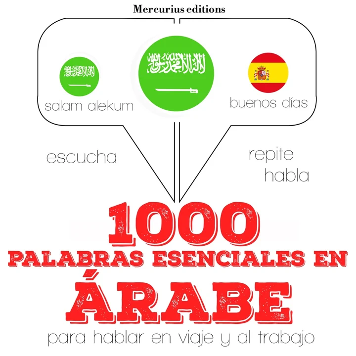 Portada de 1000 palabras esenciales en árabe, de JM Gardner