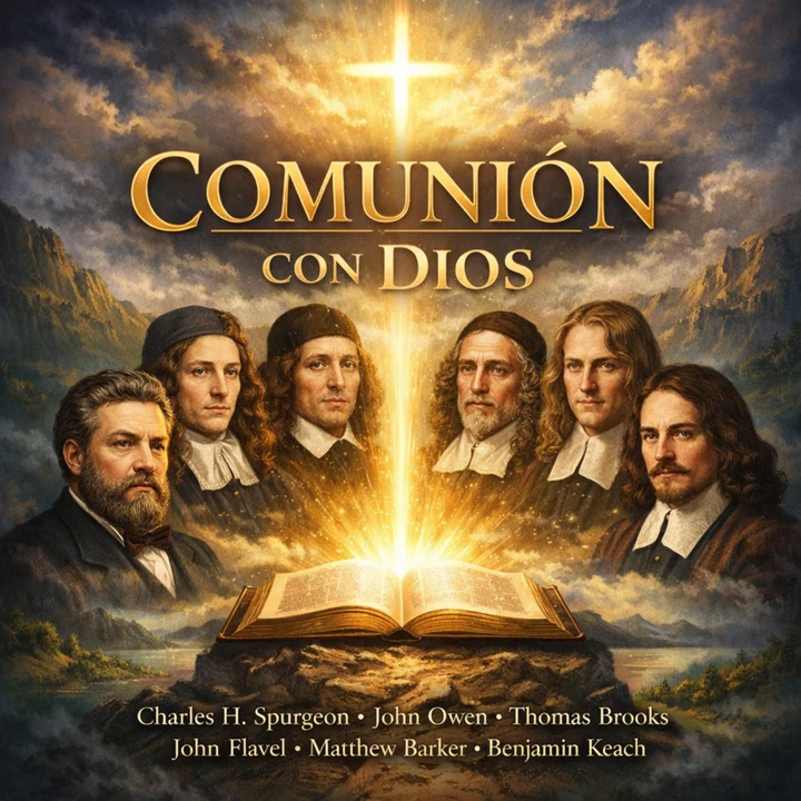 Portada de Comunión Con Dios, de Benjamin Keach, Charles H. Spurgeon, John Flavel, John Owen, Matthew Barker, Thomas Brooks