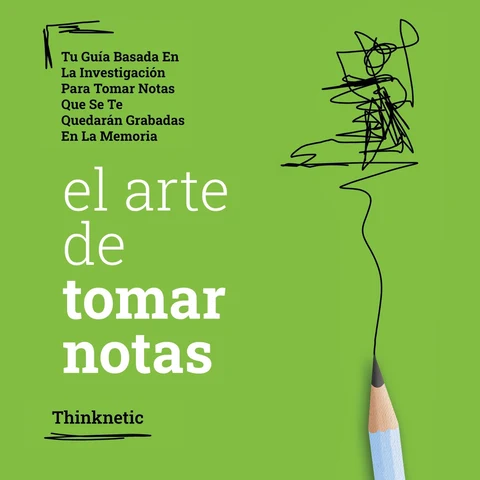 Portada de El arte de tomar notas [The Art of Taking Notes]: Tu guía basada en la investigación para tomar notas que se te quedarán grabadas en la memoria (Unabridged)