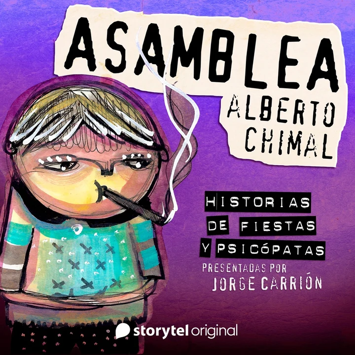 Portada de "Asamblea" de Alberto Chimal, de Daniela Tarazona, Ismael Martínez Biurrun, Matías Candeira