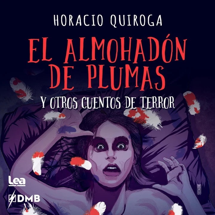 Portada de El almohadón de plumas y otros cuentos de terror (La brújula y la veleta), de Horacio Quiroga