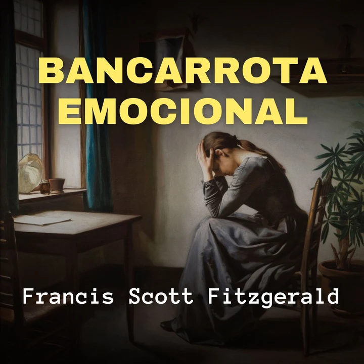 Portada de Bancarrota Emocional, de Francis Scott Fitzgerald, Remigia de la Rosa