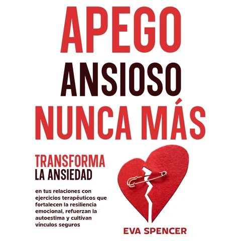Portada de Apego ansioso nunca más: Transforma la ansiedad en tus relaciones con ejercicios terapéuticos que fortalecen la resiliencia emocional, refuerzan la autoestima y cultivan vínculos seguros