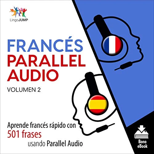 Portada de Francés Parallel Audio [French Parallel Audio], de Lingo Jump