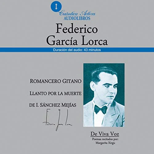 Portada de Romancero Gitano y Llanto por la muerte de I. Sanchez Mejías, de Federico García Lorca
