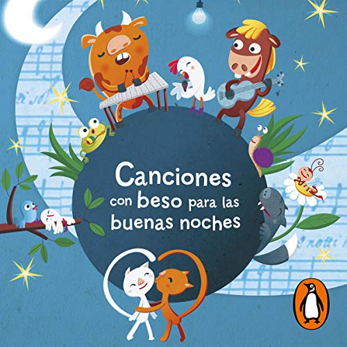 Portada de Canciones con beso para las buenas noches (Cuentos con beso), de Varios Autores