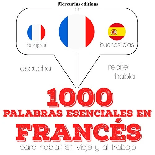 Portada de 1000 palabras esenciales en francés, de J. M. Gardner