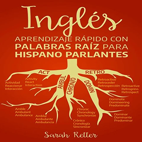 Portada de Inglés: Aprendizaje Rápido Con Palabras Raíz Para Hispano Parlantes