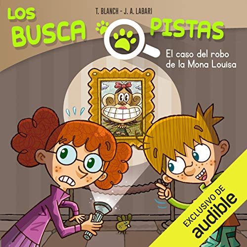 Portada de Buscapistas: El Caso Del Robo De La Mona Louisa (Narración en Castellano)