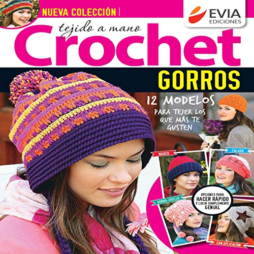 Portada de Crochet Gorros, de Evia Ediciones