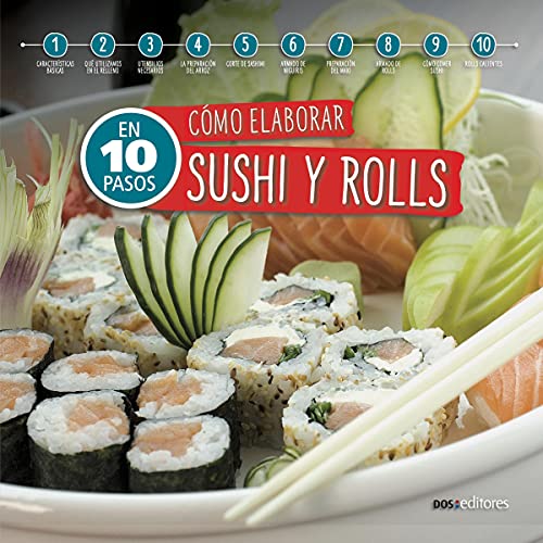 Portada de Cómo Elaborar Sushi Y Rolls, de Cookina