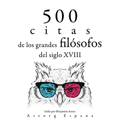 Portada de 500 citas de los grandes filósofos del siglo XVIII, de divers auters