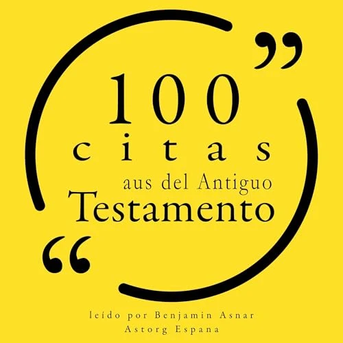 Portada de 100 citas del Antiguo Testamento, de auteur inconnu