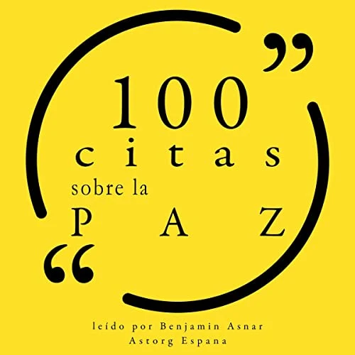 Portada de 100 citas sobre la paz, de Divers Divers