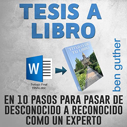 Portada de Tesis a Libro
