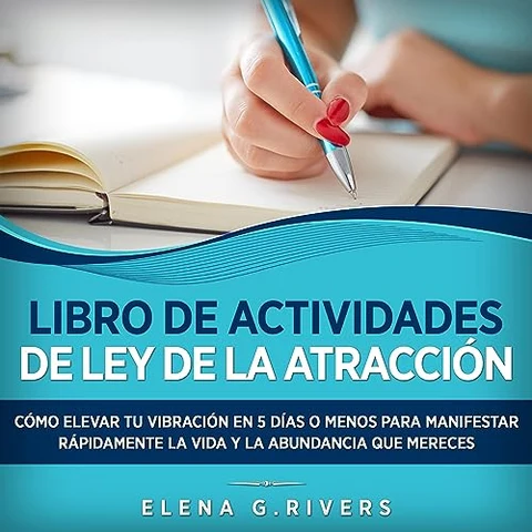 Portada de Libro de actividades de ley de la atracción