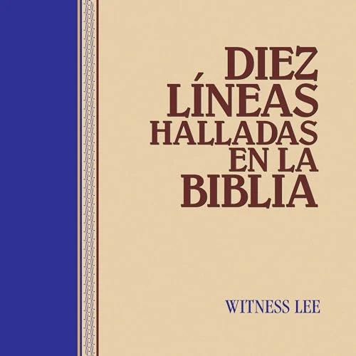 Portada de Diez líneas halladas en la Biblia, de Witness Lee