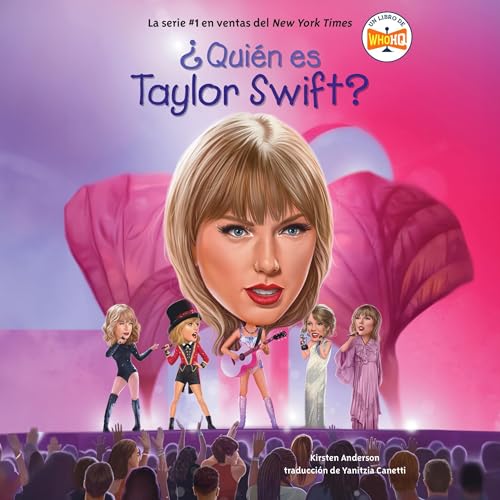 Portada de ¿Quién es Taylor Swift? (Who Is Taylor Swift? Spanish Edition)
