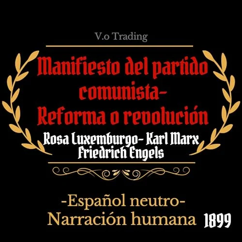 Portada de Manifiesto del Partido Comunista [The Communist Manifesto], de Friedrich Engels, Karl Marx, Rosa Luxemburgo