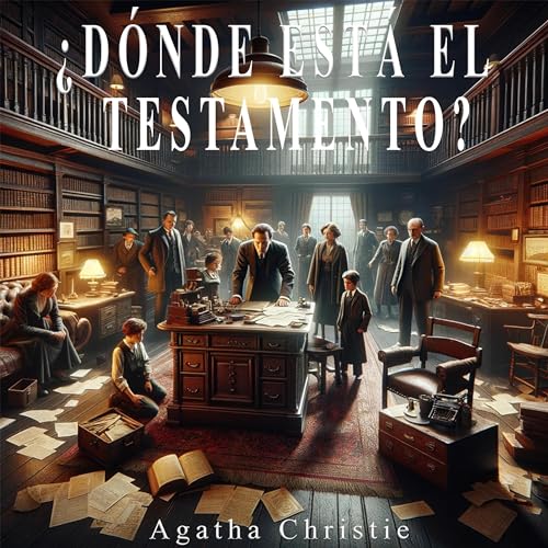 Portada de Dónde está el testamento, de Agatha Christie