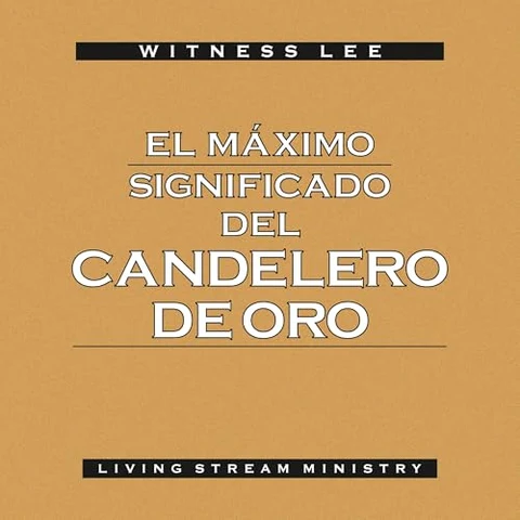 Portada de El máximo significado del candelero de oro