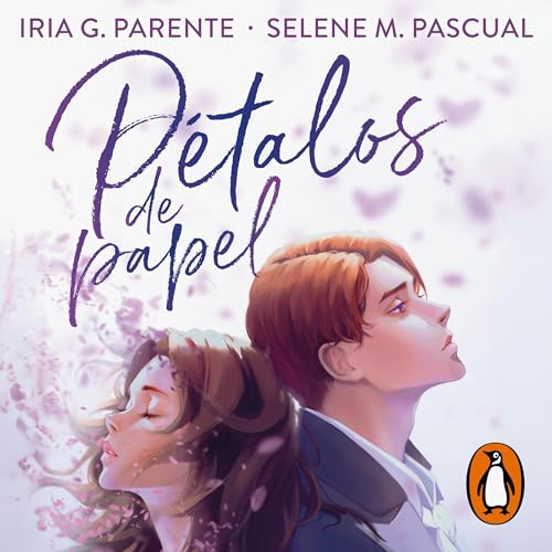 Portada de Pétalos de papel, de Iria G. Parente, Selene M. Pascual