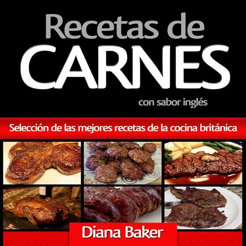 Portada de Recetas de Carnes Con Sabor Inglés, de Diana Baker