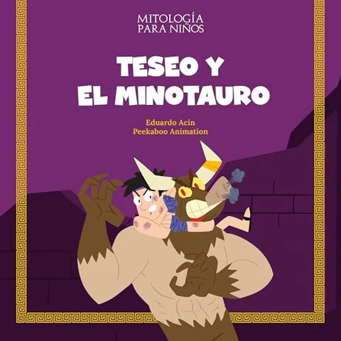 Portada de Teseo y el minotauro - Las mejores historias de la mitología griega y romana