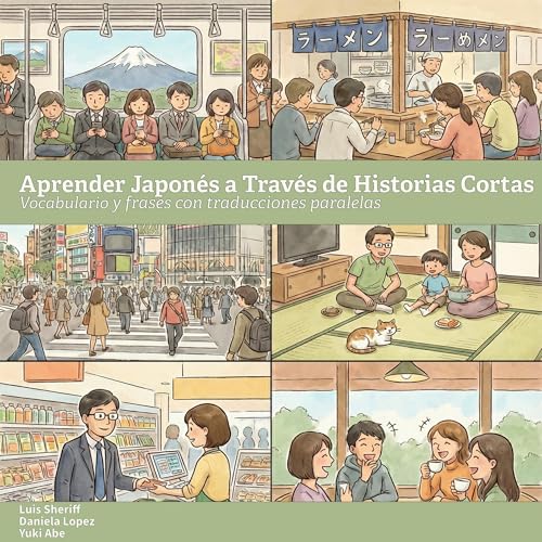 Portada de Aprender Japonés a Través de Historias Cortas