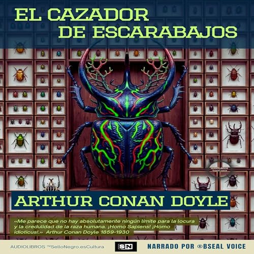 Portada de El cazador de escarabajos, de Arthur Conan Doyle