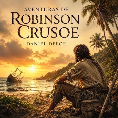 Portada de Aventuras de Robinson Crusoe, de Daniel Defoe