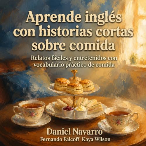 Portada de Aprende inglés con historias cortas sobre comida